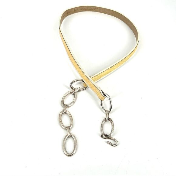 Anne Klein Genuine Snakeskin Leather belt chain hip Large XL‎ - Picture 4 of 8